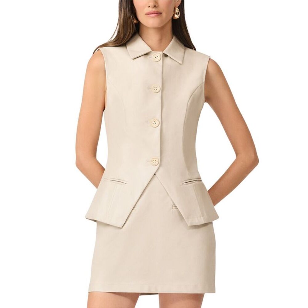 Elliat Womens T Malia Vest, Beige